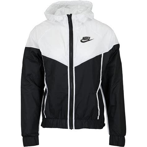 nike windrunner jacke weiß schwarz